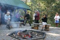 23-09-2012 Wspólne "pieczonki" Klubu Górskiego PTTK Kielce i Deptaczy. 