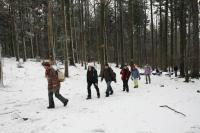 03-02-2013 Zimowe wejście na Łysicę – Trasa Klubu Górskiego PTTK Kielce 