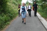 Na horyzoncie już widać Szklary, kres naszej wędrówki. 