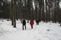 03-02-2013 Zimowe wejście na Łysicę – Trasa Klubu Górskiego PTTK Kielce 