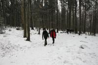 03-02-2013 Zimowe wejście na Łysicę – Trasa Klubu Górskiego PTTK Kielce 