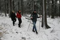 03-02-2013 Zimowe wejście na Łysicę – Trasa Klubu Górskiego PTTK Kielce 