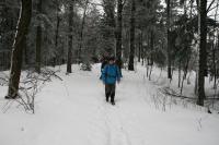 03-02-2013 Zimowe wejście na Łysicę – Trasa Klubu Górskiego PTTK Kielce 