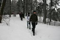 03-02-2013 Zimowe wejście na Łysicę – Trasa Klubu Górskiego PTTK Kielce 