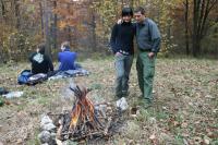 30-10-2011 Wycieczka KTP Przygoda: Oś. Podkarczówka - Karczówka - Brusznia - Biesak - Stadion Leśny - Pakosz.  