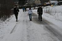 03-02-2013 Zimowe wejście na Łysicę – Trasa Klubu Górskiego PTTK Kielce 