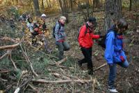 30-10-2011 Wycieczka KTP Przygoda: Oś. Podkarczówka - Karczówka - Brusznia - Biesak - Stadion Leśny - Pakosz.  