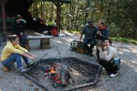 23-09-2012 Wspólne "pieczonki" Klubu Górskiego PTTK Kielce i Deptaczy. 