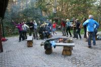 23-09-2012 Wspólne "pieczonki" Klubu Górskiego PTTK Kielce i Deptaczy. 