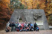 30-10-2011 Wycieczka KTP Przygoda: Oś. Podkarczówka - Karczówka - Brusznia - Biesak - Stadion Leśny - Pakosz.  