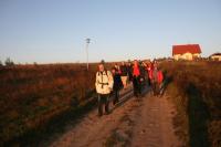 29-09-2012 XIII Świętokrzyski Rajd Pielgrzymkowy, trasa nr 14 „Mocarny szlak”: Kielce - Skorzeszyce - Św. Krzyż 