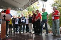 29-09-2012 XIII Świętokrzyski Rajd Pielgrzymkowy, trasa nr 14 „Mocarny szlak”: Kielce - Skorzeszyce - Św. Krzyż 